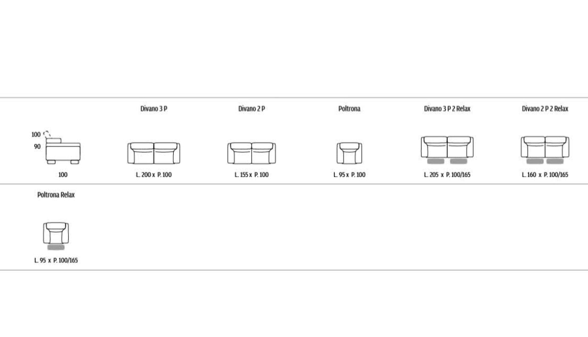 DIVANO RECLINER ELECTRA