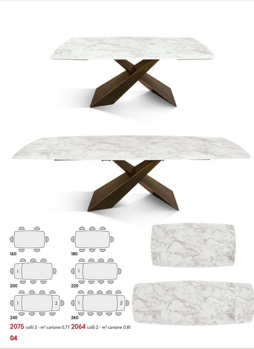 TAVOLO IN CERAMICA 2075/2064