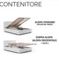 LETTO MOD.GORGONA PIAZZA E MEZZA